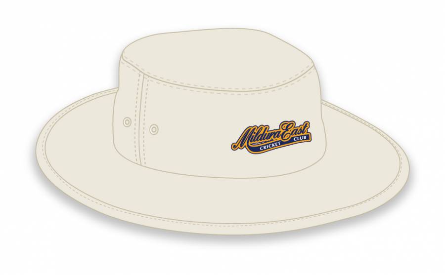 Wide Brim Hat - East Cricket - Laser 